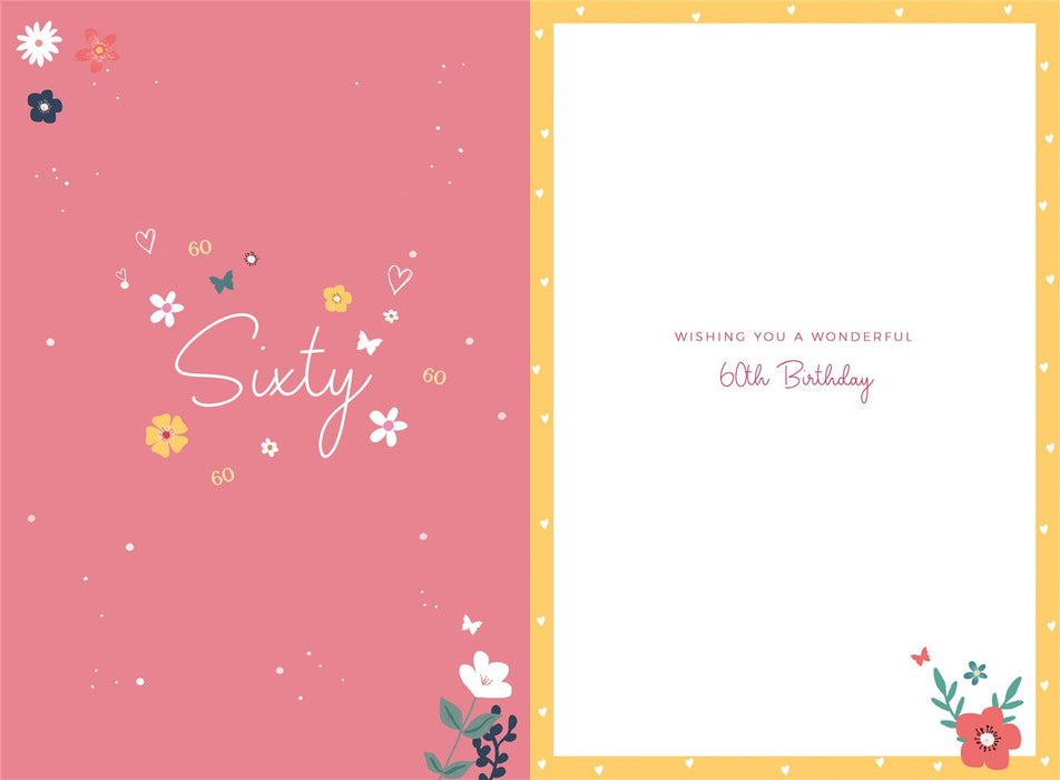 ICG Congratulations 60 Birthday Card