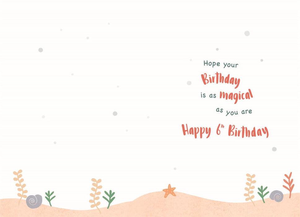 ICG Yay 6 Today Have A Mermazing Birthday Card