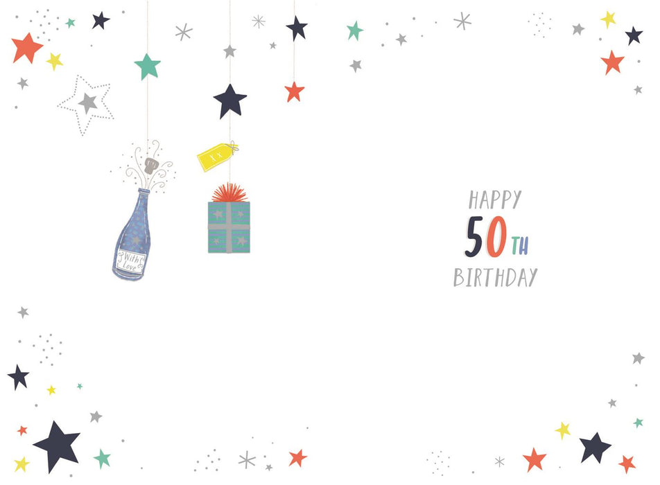 ICG Happy Birthday 50 Today Card