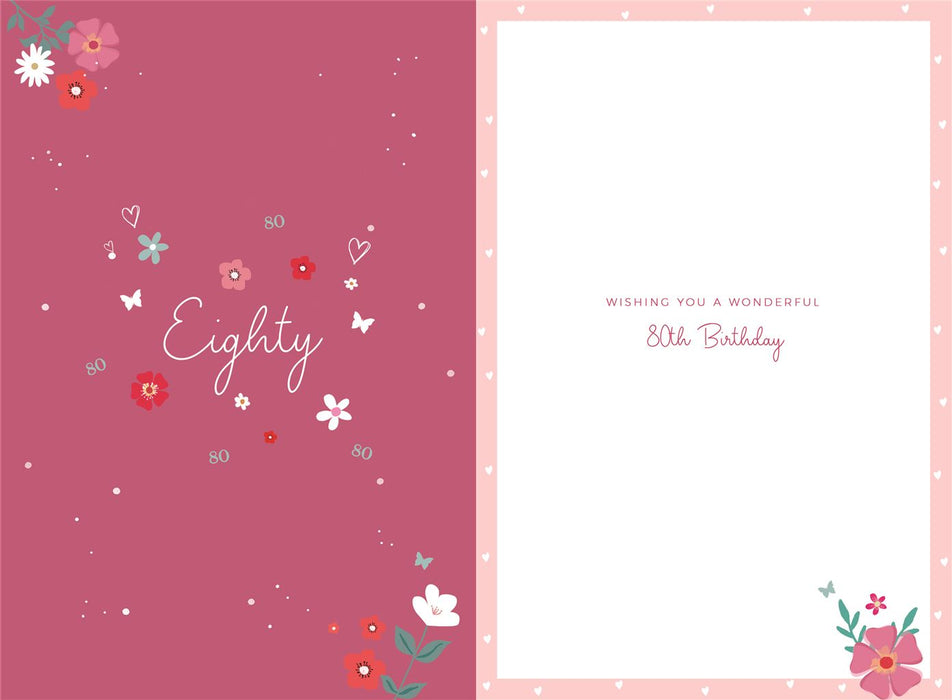 ICG Congratulations 80 Birthday Card