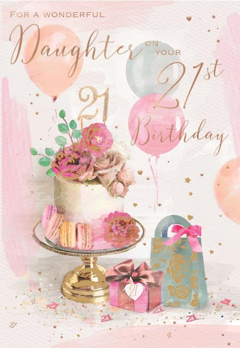 ICG For A Wonderful Daughter On Your 21st Birthday Card