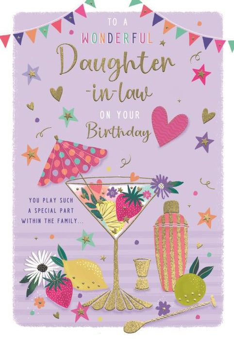ICG For A Wonderful Daughter-In-Law On Your Birthday Card