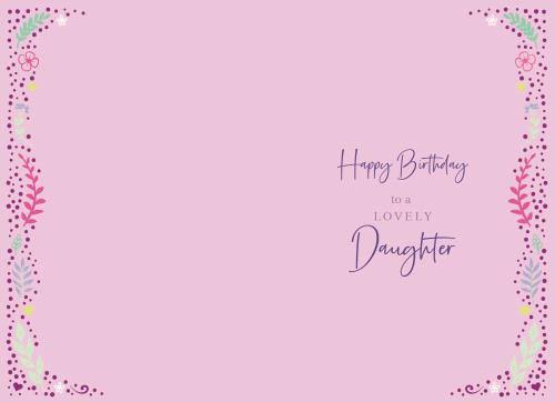 ICG To A Wonderful Daughter On Your Birthday Card