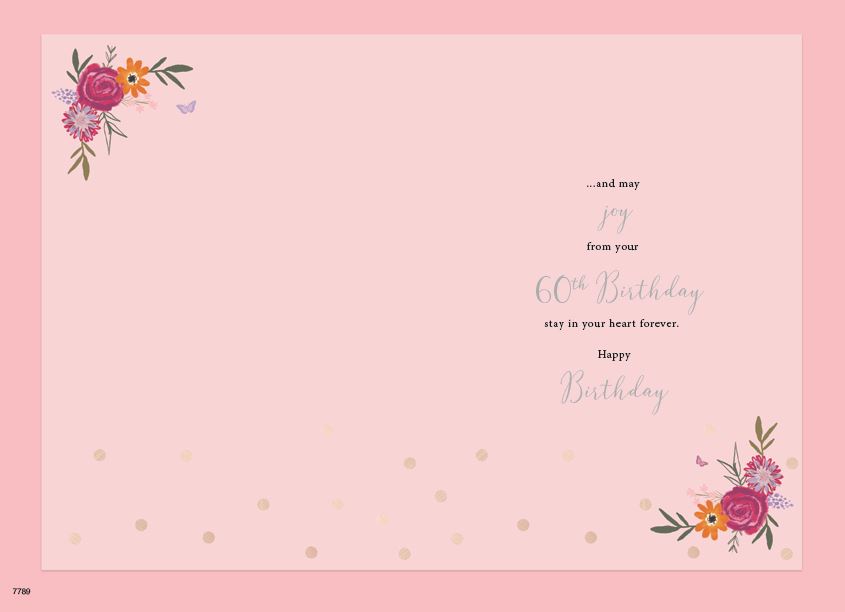 ICG 'To My Special Friend On Your 60th' Birthday Card