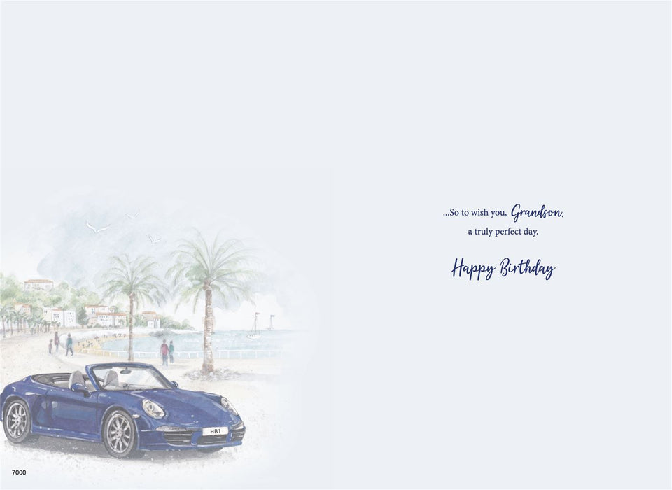 ICG For A Special Grandson On Your Birthday Card