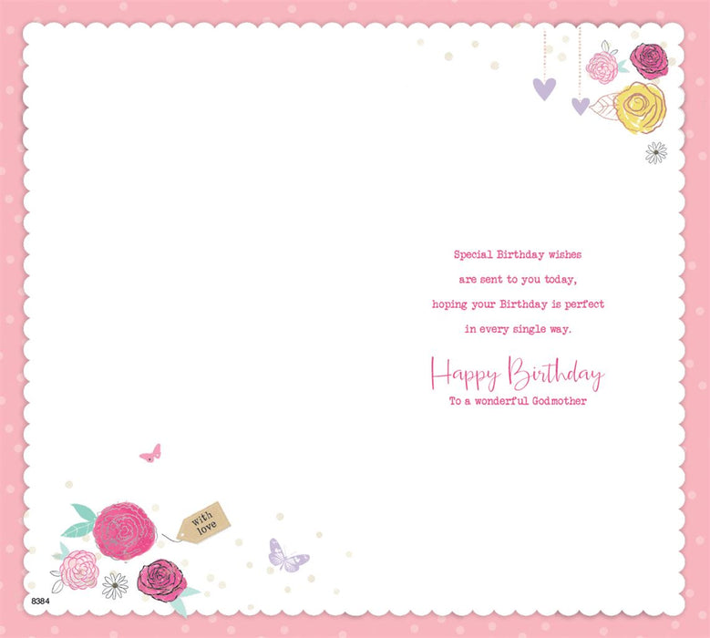 ICG For A Special Godmother On Your Birthday Card