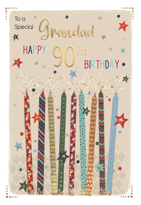 ICG To A Special Grandad Happy 90th Birthday Card