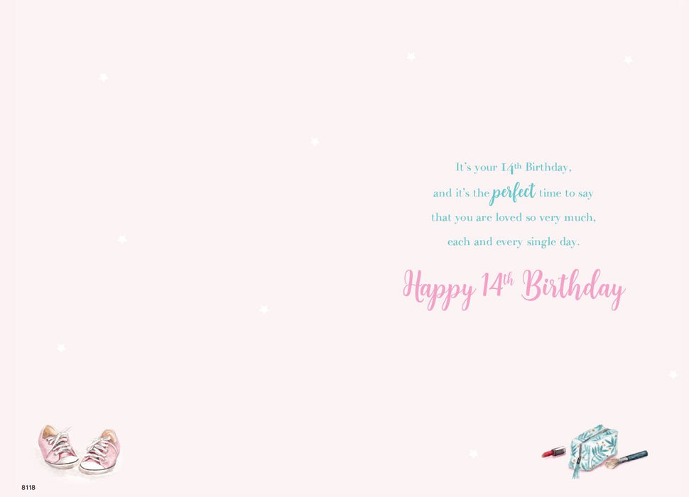 ICG For  A Lovely Granddaughter On Her 14th Birthday Card