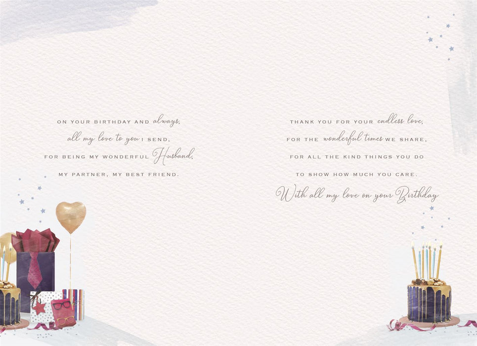 ICG For My Wonderful Husband Birthday Card