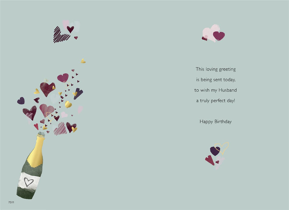 ICG For My Wonderful Husband On Your Birthday Card