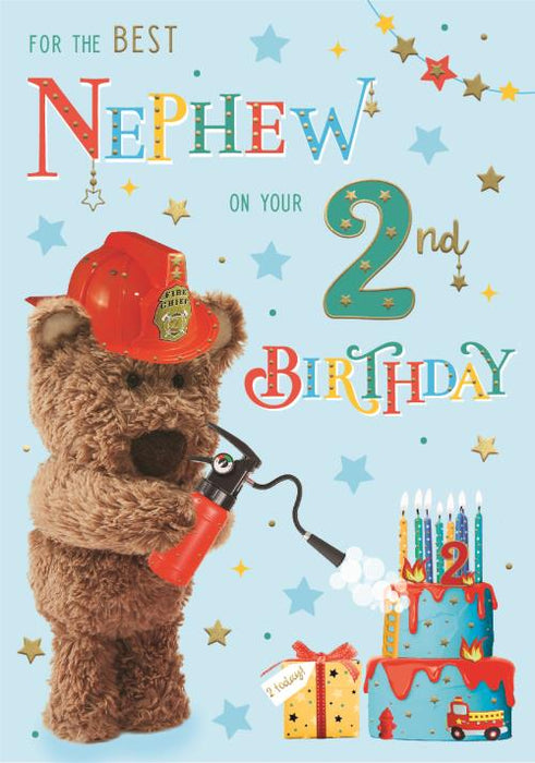 ICG Best Nephew On You'r 2nd Birthday  Card