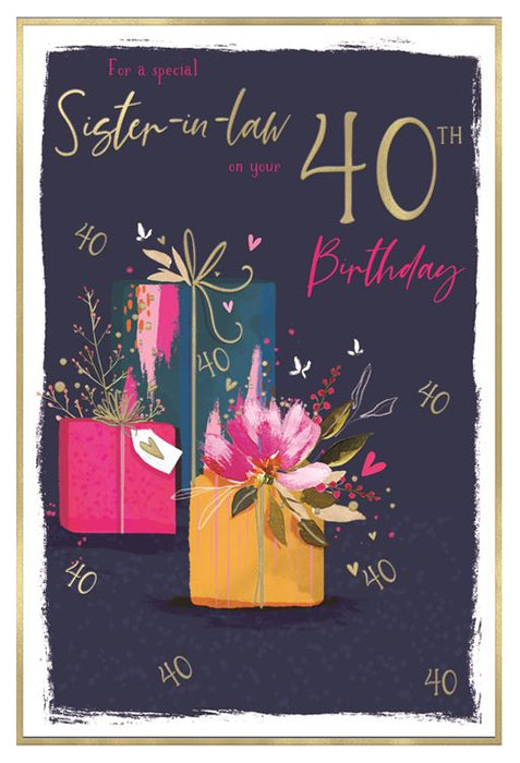 ICG 'To A Special Sister-In-Law On Your 40th' Birthday Card