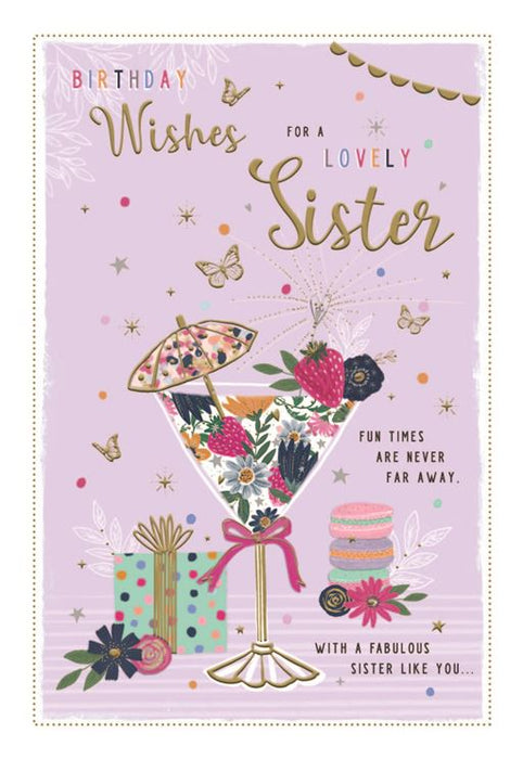 ICG Birthday Wishes For A Lovely Sister Card