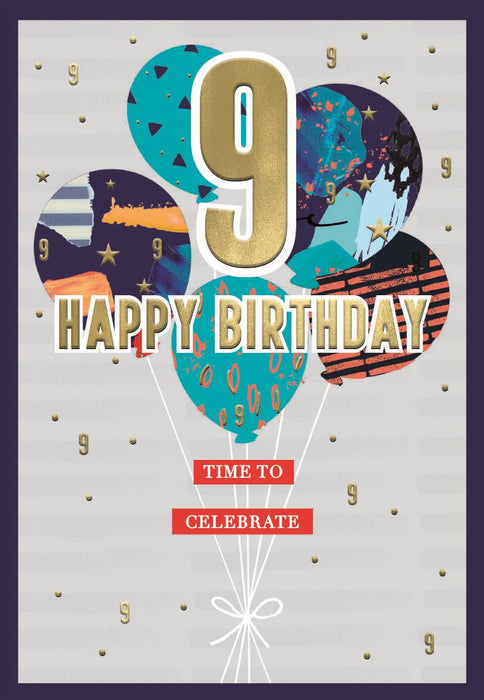 ICG 9 Happy Birthday Time To Celebrate Card