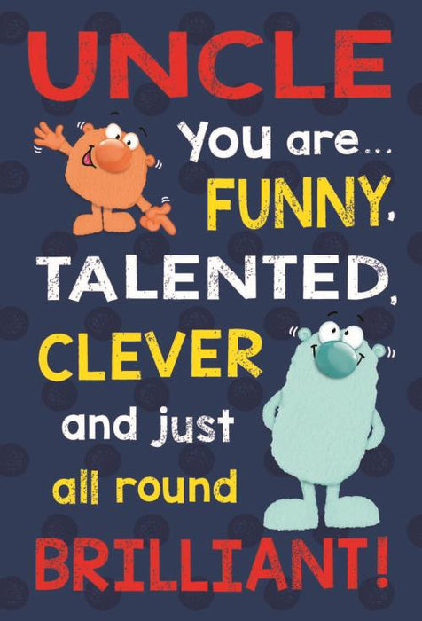 ICG 'Uncle You Are Funny' Birthday Card