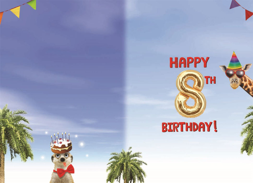 ICG Have a Great Day 8 Birthday Card