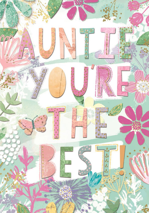 ICG For A Lovely Auntie Birthday Card