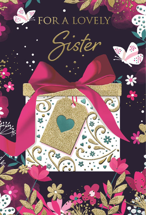 ICG 'For A Lovely Sister' Birthday Card