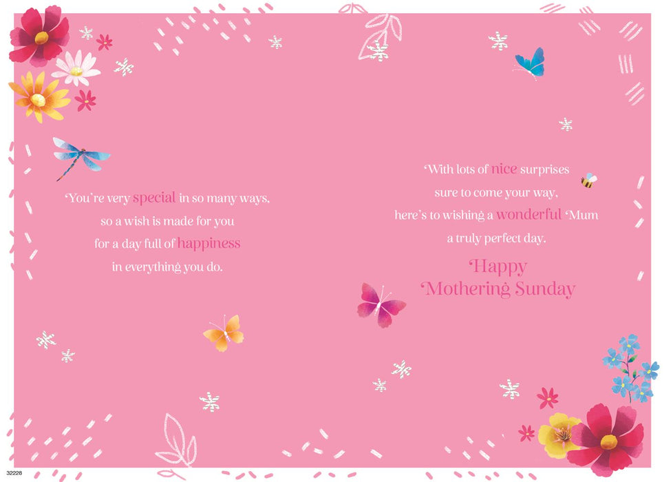 ICG 'For Mum On Mothering Sunday' Mother's Day Card