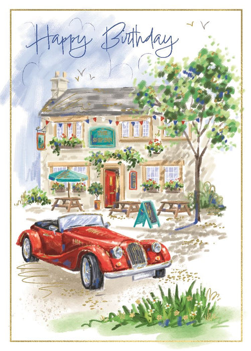 ICG 'Happy Birthday Red Car' Birthday Card