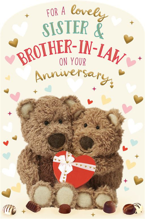 ICG Sister & Brother In Law Anniversary Card