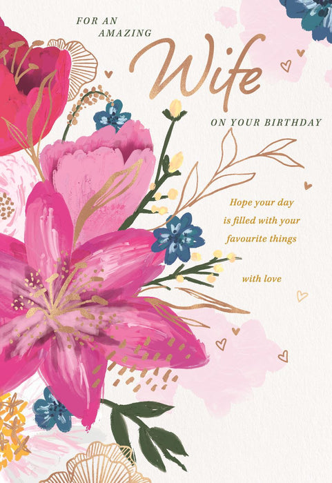 ICG To An Amazing Wife Birthday Card