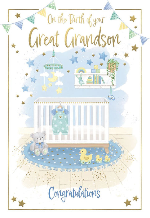 ICG On The Birth Of Your Great Grandson Card