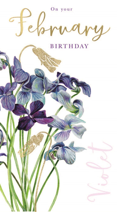 ICG 'On Your February Birthday' Birthday Card