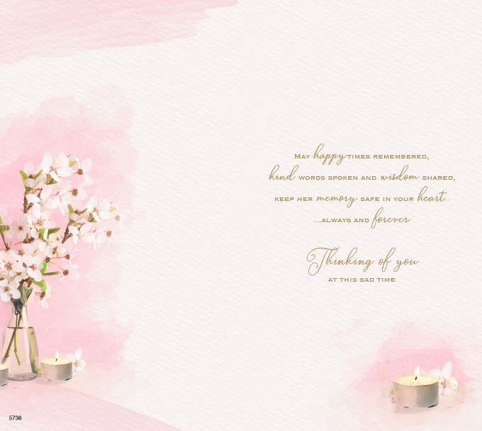 ICG 'With Sympathy On The Loss Of Your Mum' Card