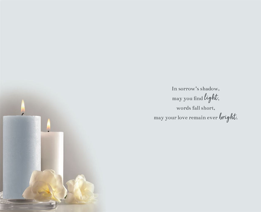 ICG With Heartfelt Sympathy Caring Thoughts Are With You Card