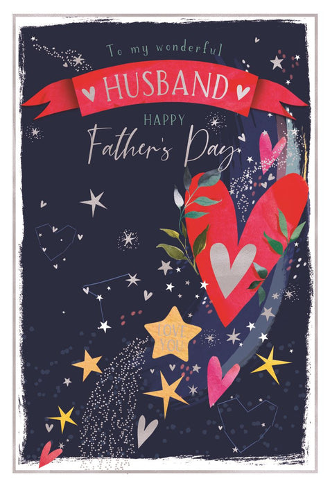 ICG 'To My Wonderful Husband' Fathers Day Card