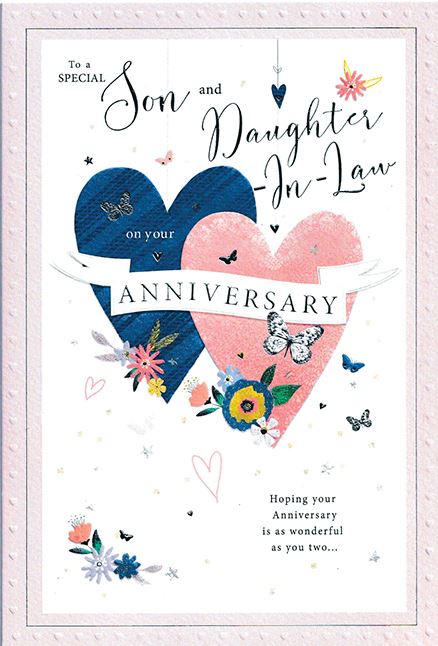ICG To A Special Son & Daughter In Law Anniversary Card