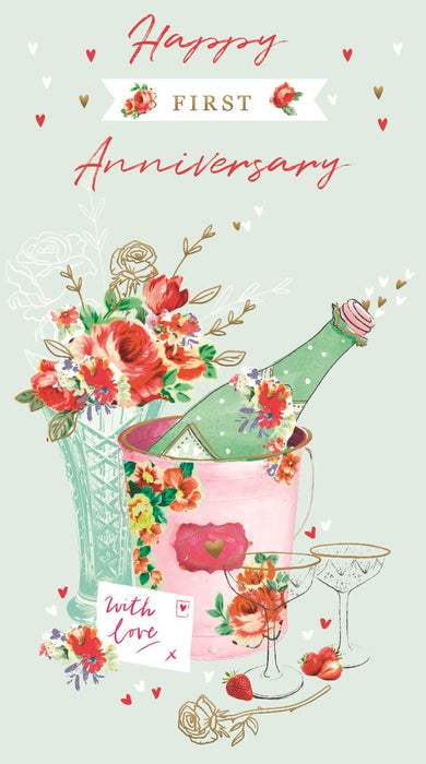 ICG Happy First Anniversary Card