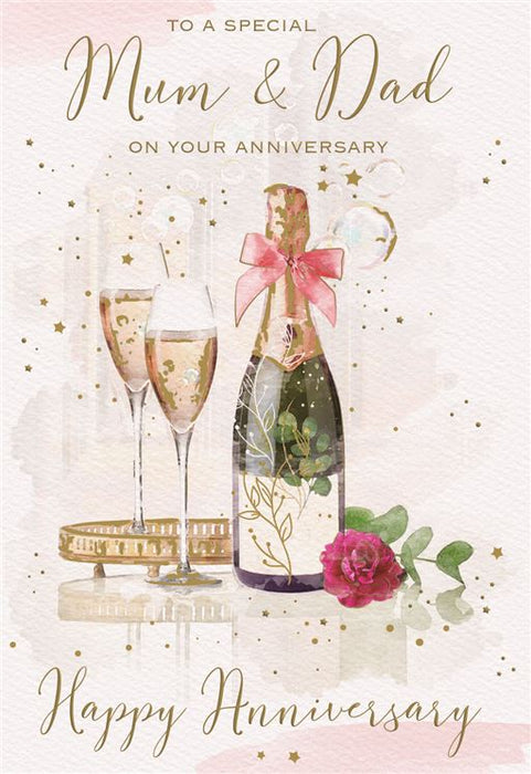 ICG To A Special Mum & Dad Anniversary Card