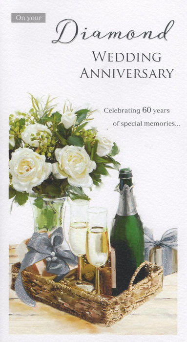 ICG  'On Your Diamond Wedding 60th' Anniversary Card
