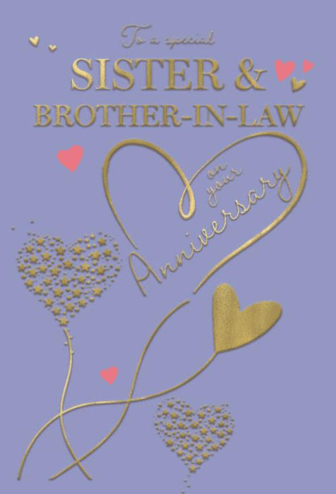 ICG 'To A Special Brother & Sister In Law' Anniversary Card