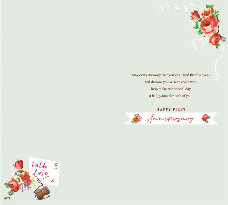 ICG Happy First Anniversary Card