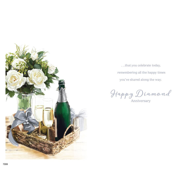 ICG  'On Your Diamond Wedding 60th' Anniversary Card