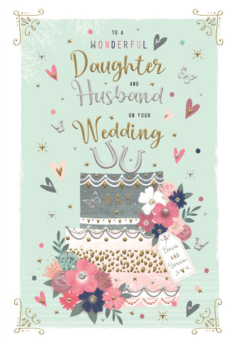 ICG Daughter And Husband On Your Wedding Anniversary Card