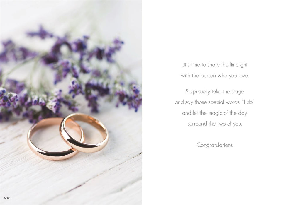 ICG Congratulations On Your Wedding Day Card