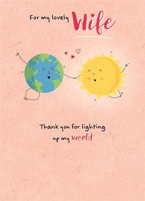 ICG 'For My Lovely Wife' Birthday Card