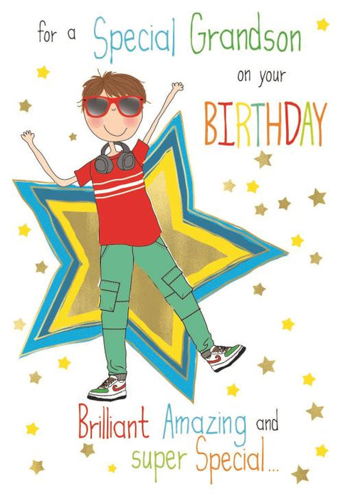 ICG 'For A Special Grandson' Birthday Card