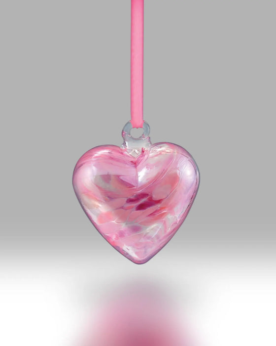 Nobile Glassware Hanging Sentiment Heart Best Mum