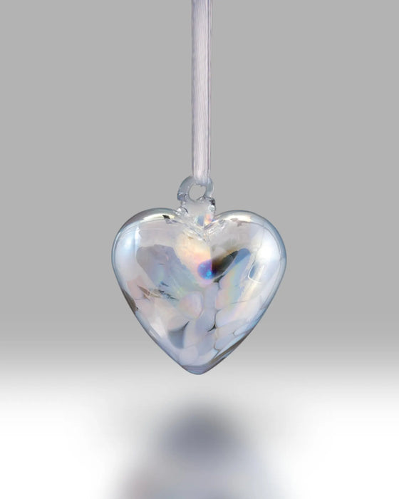 Nobile Glassware Hanging Sentiment Heart Thank You