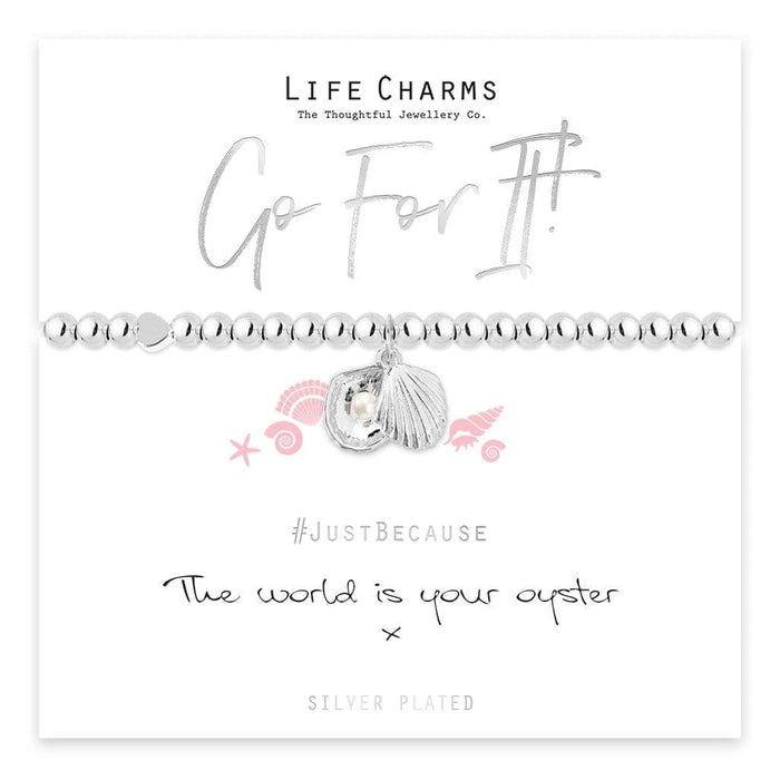 Life Charms The World Is Your Oyster Bracelet
