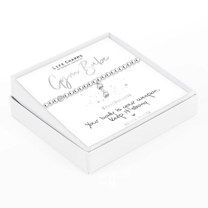 Life Charms Gym babe Bracelet
