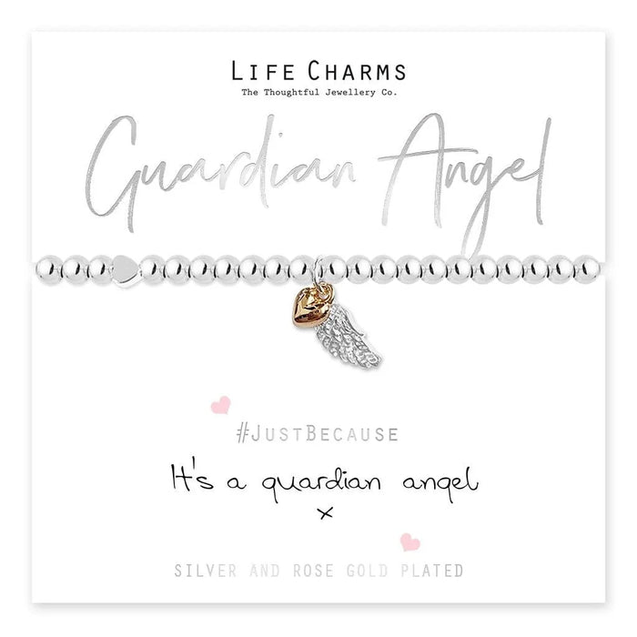Life Charms Its A Guardian Angel Bracelet