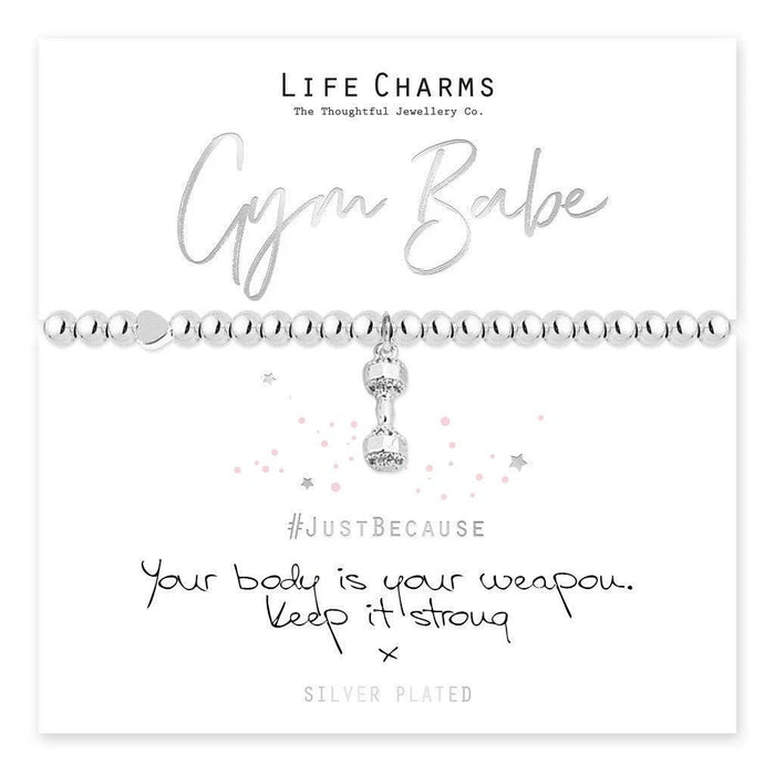 Life Charms Gym babe Bracelet