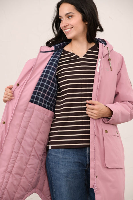 Lighthouse Women's Imogen Coat In Wild Rose