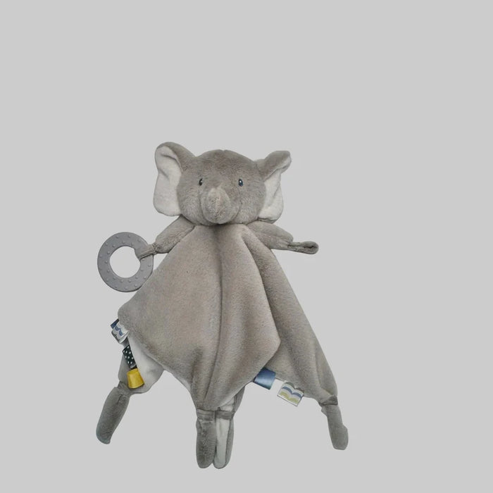 Inside Out Elephant Comforter With Silicone Ring And Taggies